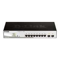 D-Link DGS-1210-10P network switch Managed L2 Gigabit Ethernet (10/100/1000) Power over Ethernet (PoE) 1U Black